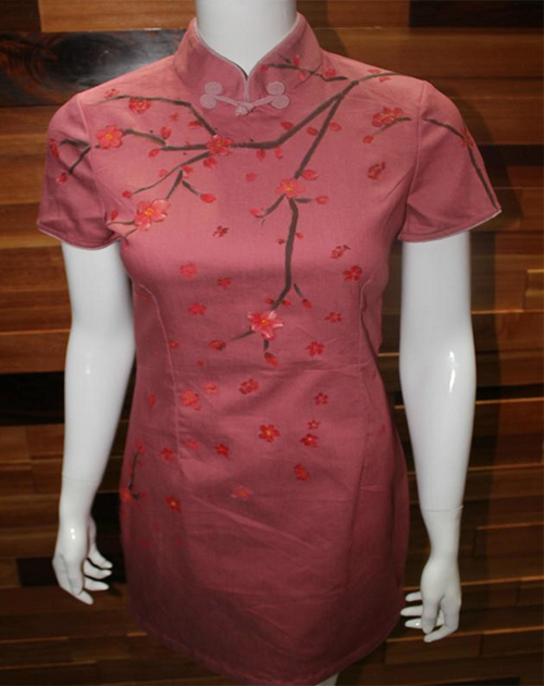 茶艺中式旗袍定制