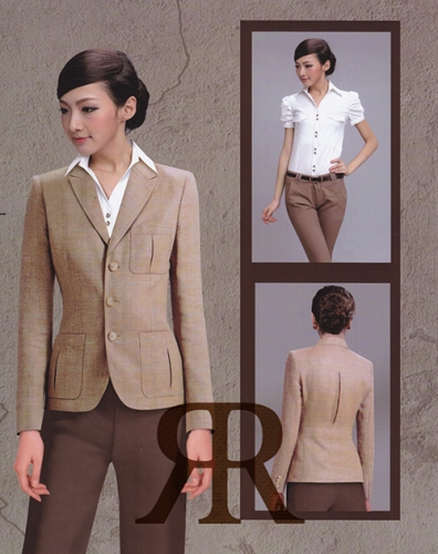 高端女士制服定做
