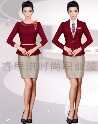 高端时尚女士职场服装定制定做