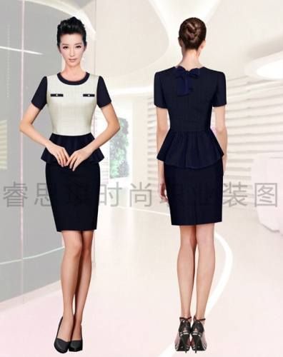 高端女士连衣裙工作服定制定做