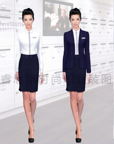 经典时尚职业装工作服定做
