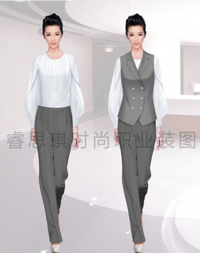 高端酒店度假村职业装定做