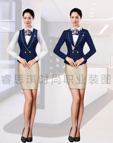 商场领班收定制银工作服