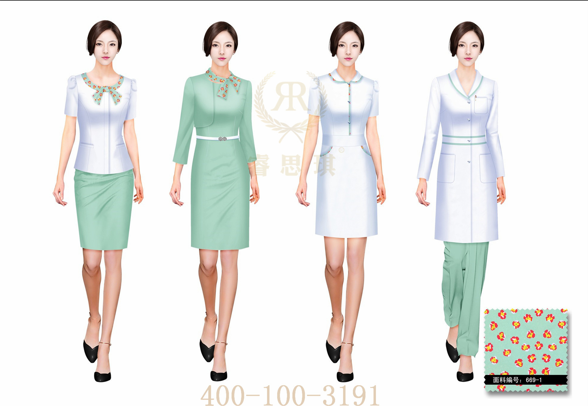 团体工作服款式图